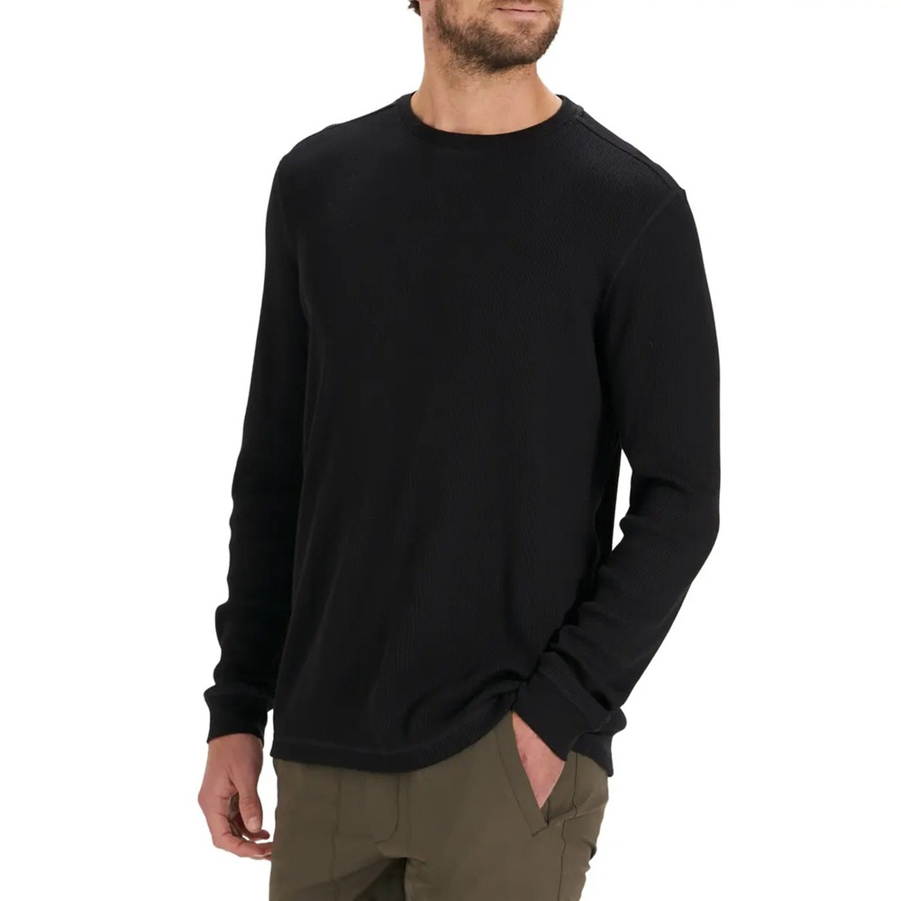 VUORI Waffle Crew Long Sleeve T-Shirt Size Small